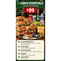 $99 Lunch Essentials - Halal - Serve up to 8 Guests.