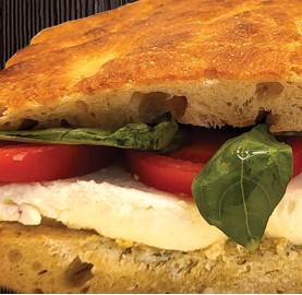 Mozzarella Caprese Sandwich