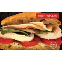 Smoked Turkey Focaccia Sandwich