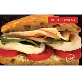 Smoked Turkey Focaccia Sandwich