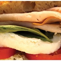 Smoked Turkey Focaccia Sandwich