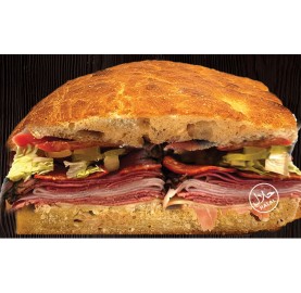 Italian Sub Focaccia Sandwich